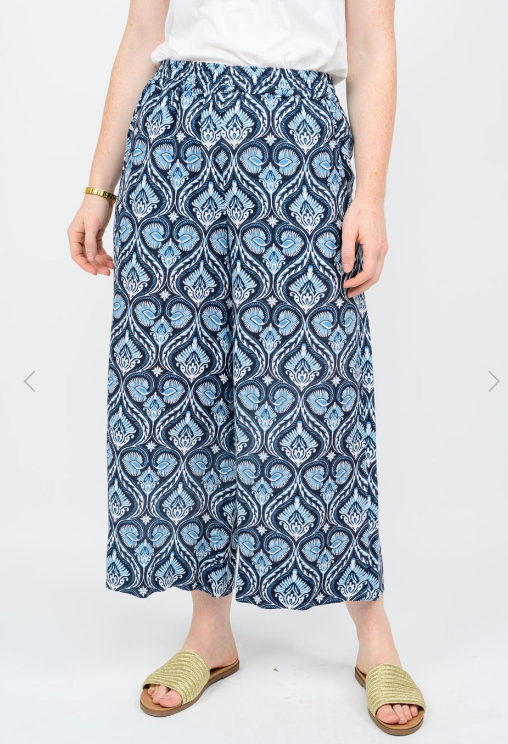 Ivy Jane | Linen Blend Pant | Navy