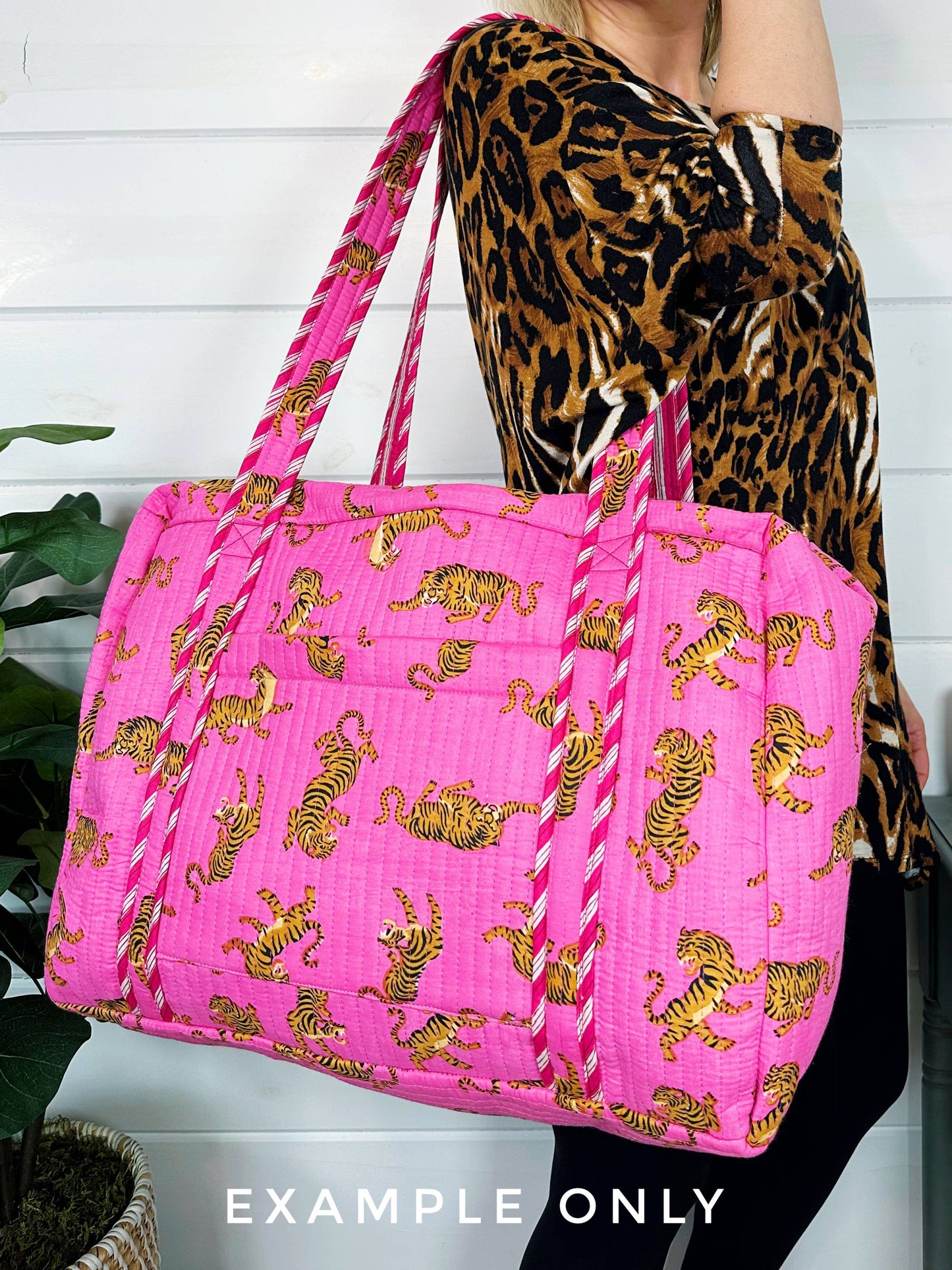 Folklore Couture | Quilted Duffle Bags | Block Print | Weekender Bag | Floral