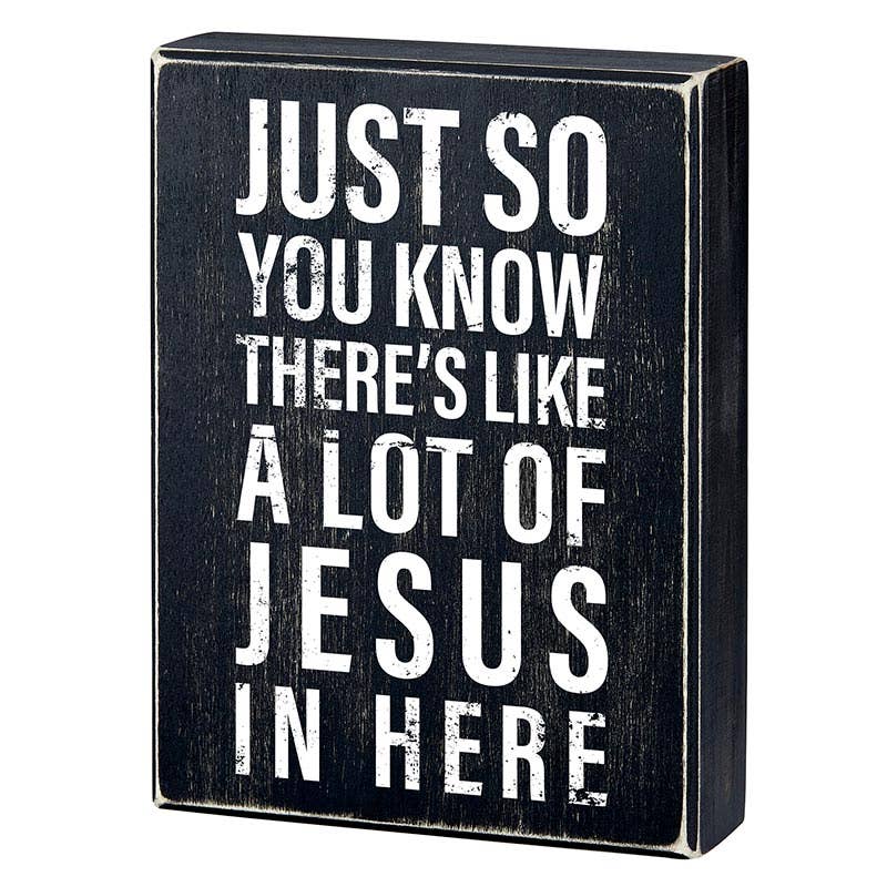 Faithworks | Box Sign - Just So You Know