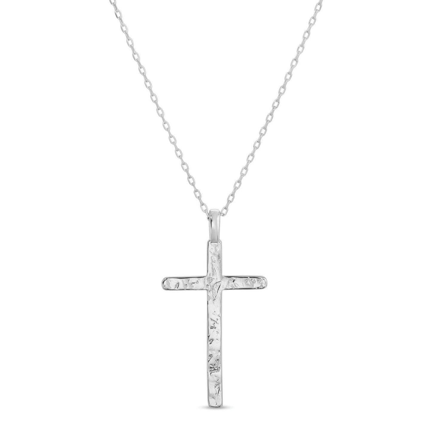 Splendid Iris | Gilded Cross Pendant Necklace