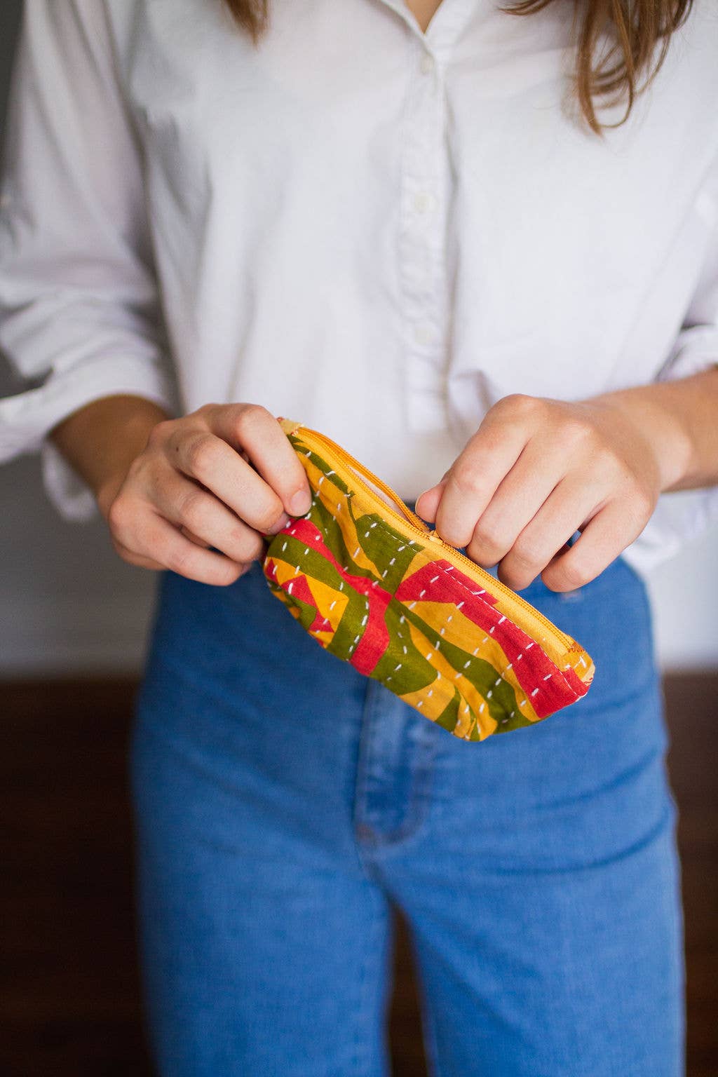 Asha Project | Kantha Cosmetic Bag - Small