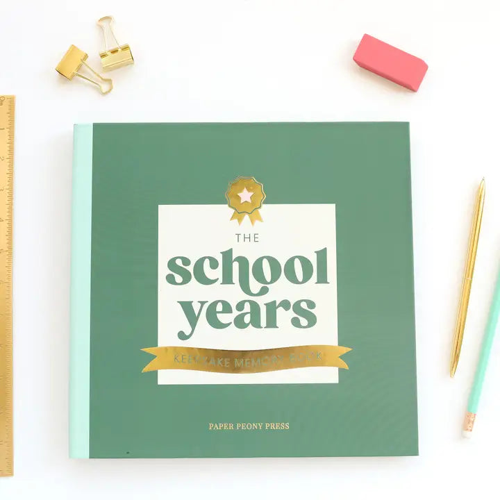 Paper Peony Press | The School Years Memory Book