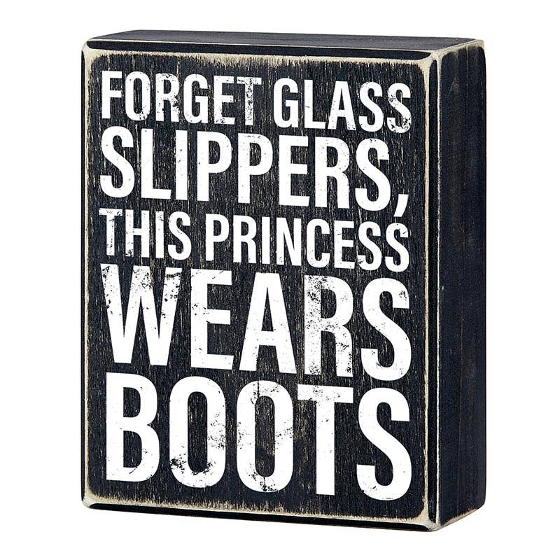 Faithworks | Box Sign - Wears Boots