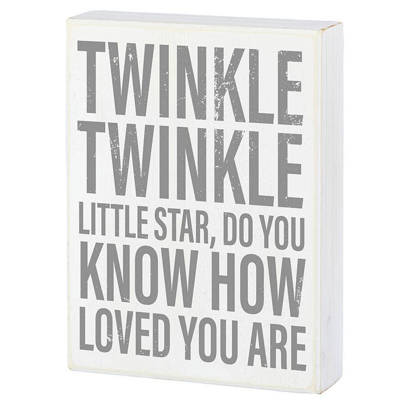 Faithworks | Box Sign - Twinkle Star