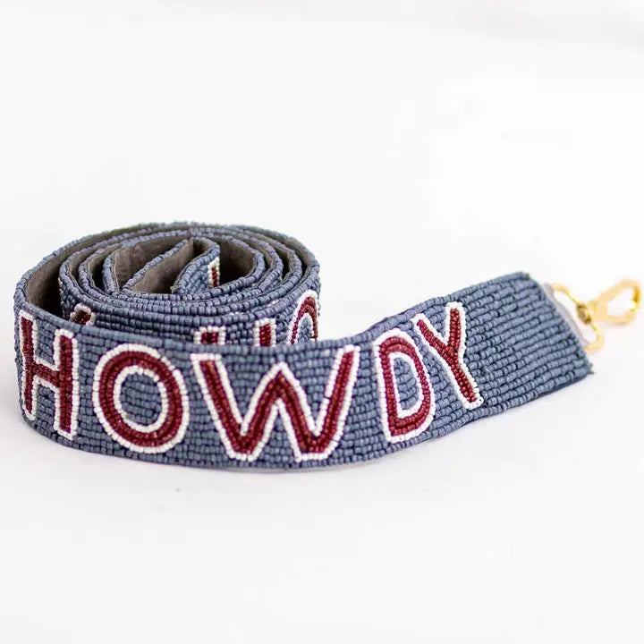 The Royal Standard | Howdy Beaded Purse Strap 44 in