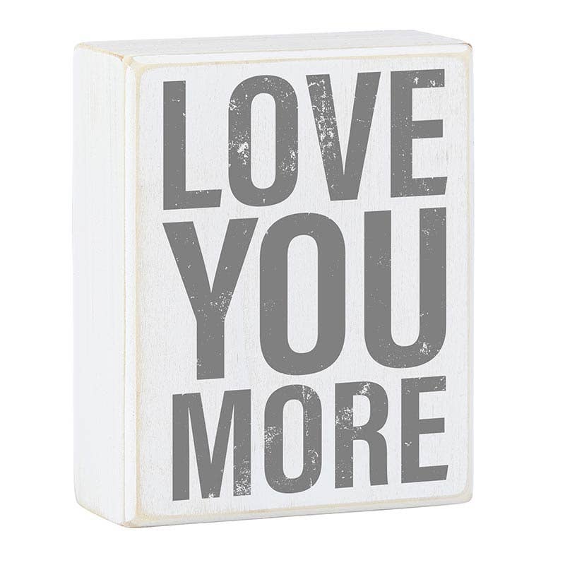 Faithworks | Box Sign - Love More