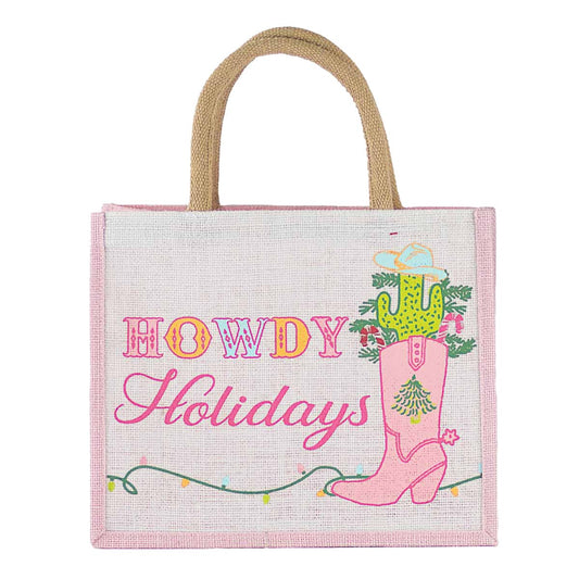 The Royal Standard | Howdy Holidays Gift Tote | 12x10x8