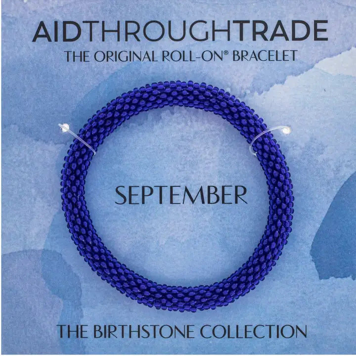 Aid Through Trade | Roll-On Birthstone Bracelet | Various