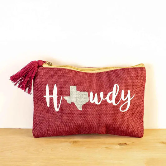 The Royal Standard | Howdy Cosmetic Bag 10x6