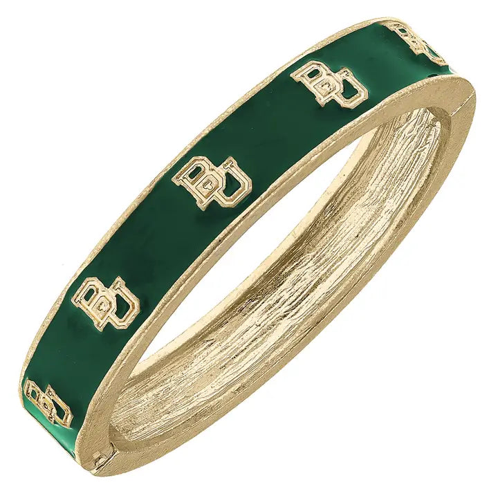 Canvas Style | College Enamel Hinge Bangle | Various