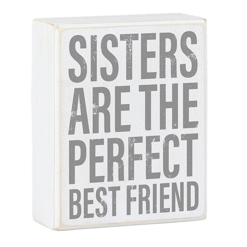 Faithworks | Box Sign - Sisters are