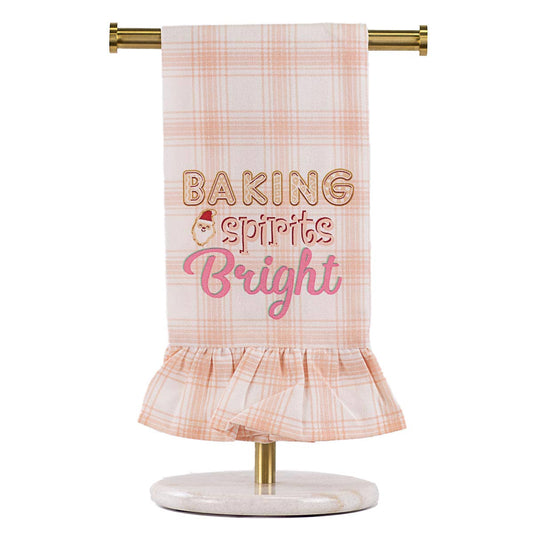 The Royal Standard | Baking Spirits Bright Ruffle Hand Towel | 20x28