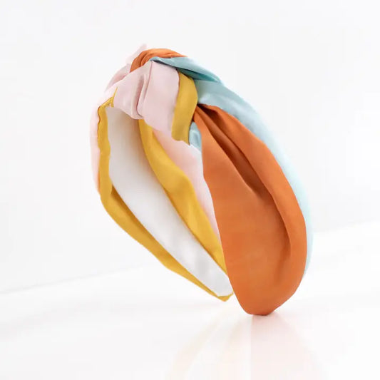 The Royal Standard | Satin Knotted Headband Multi