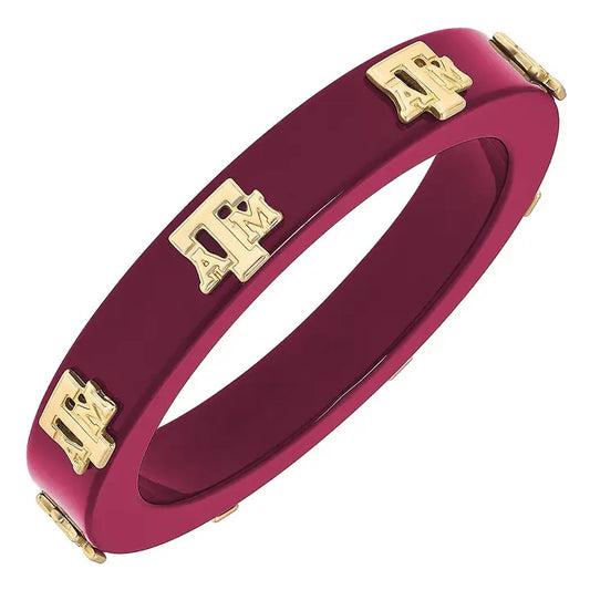 Canvas Style | College Resin Logo Bangle