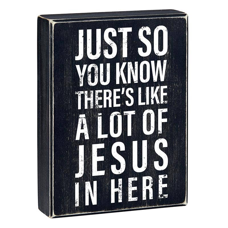 Faithworks | Box Sign - Just So You Know