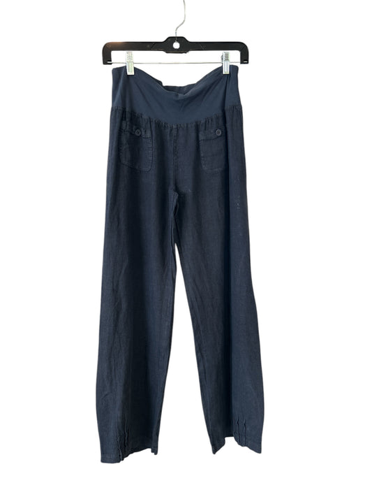 Splendid Iris | Linen Ankle Pant | Navy