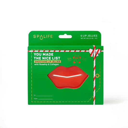 My Spa Life | Candy Striped You Made the Nice list Lip Masks - 6 Pairs