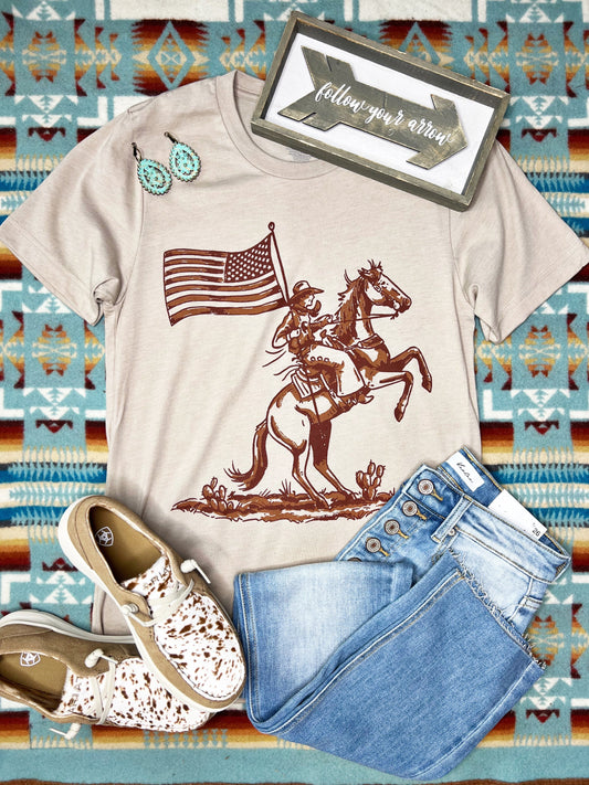 Texas True Threads | American Cowboy Tee