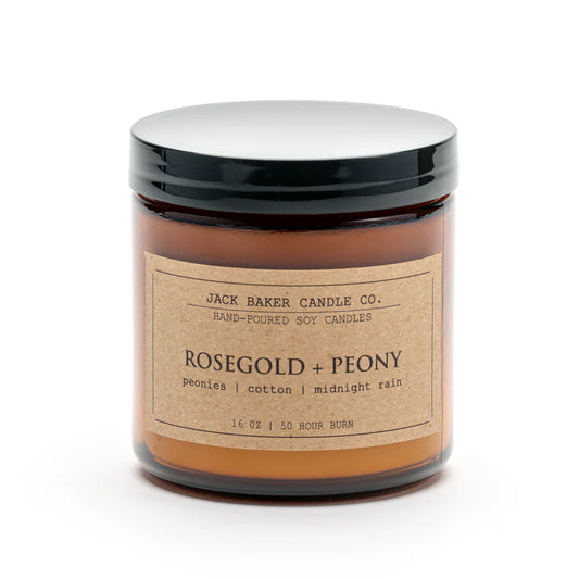 Jack Baker Candle Co. | Hand Poured Soy Candle | 16 oz. | Various