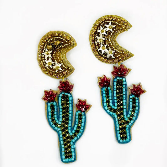 Pearled Panther |  Beaded Earrings | Various