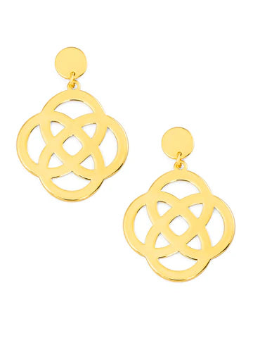 Zenzii | Metal Clover Drop Earring | Various