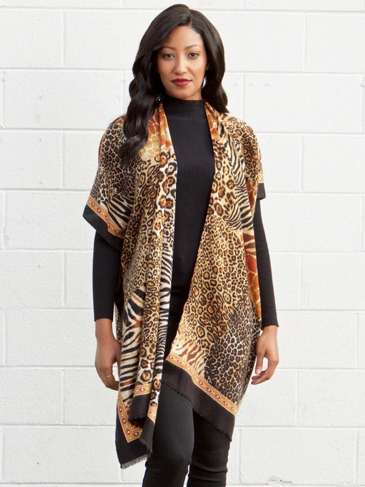 Paparazzi | Animal Print Kimono | O/S | 0487TAK