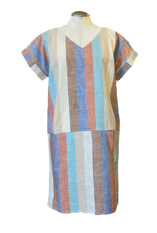 Uncle Frank | Awning Striped Dress | Multi | 72510