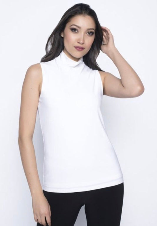 Frank Lyman | 193008 | Knit Sleeveless Top | Off-White