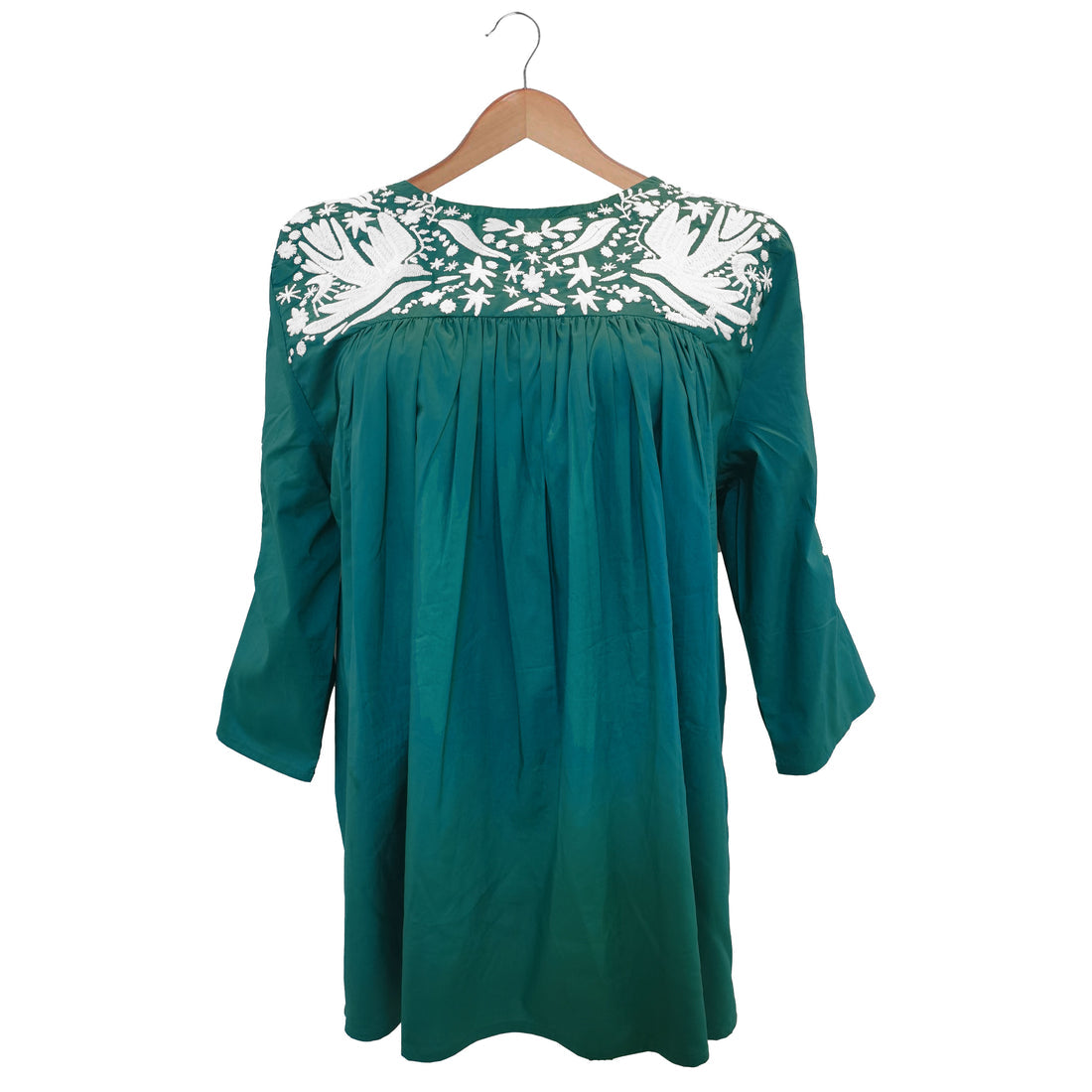 Sky Dreams | Teal Dove Embroidered Top