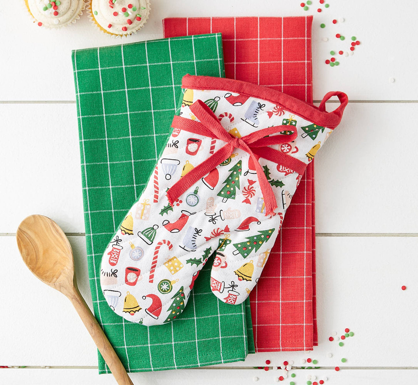 Design Imports | Holiday Vibes Oven Mitt Gift Set