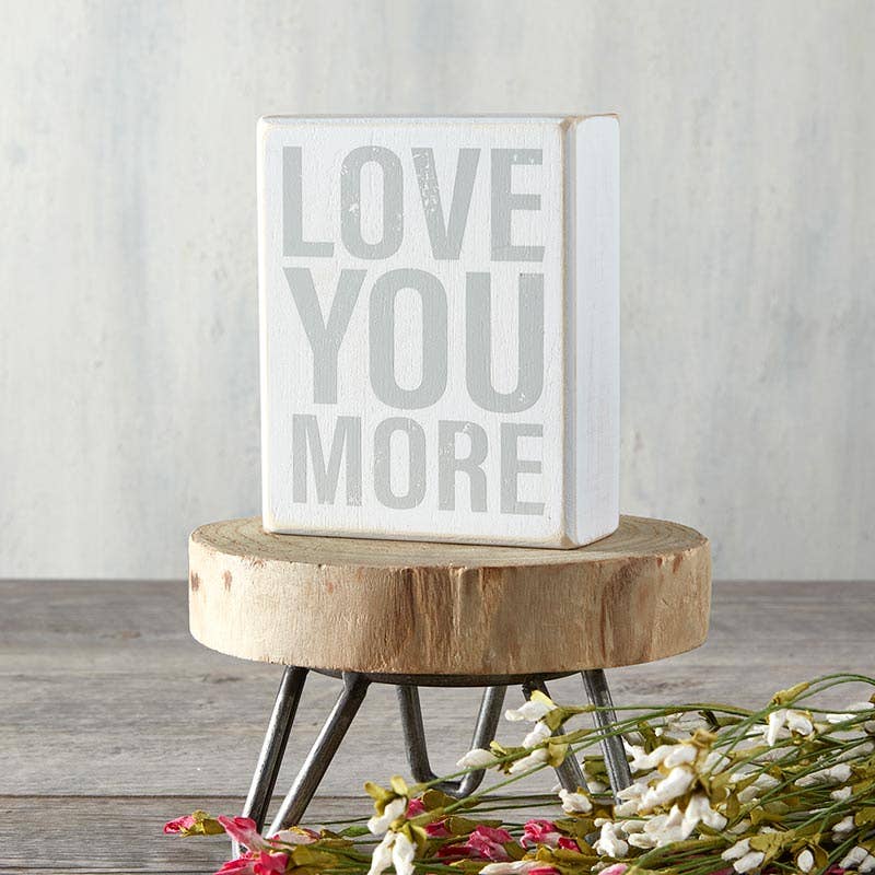 Faithworks | Box Sign - Love More