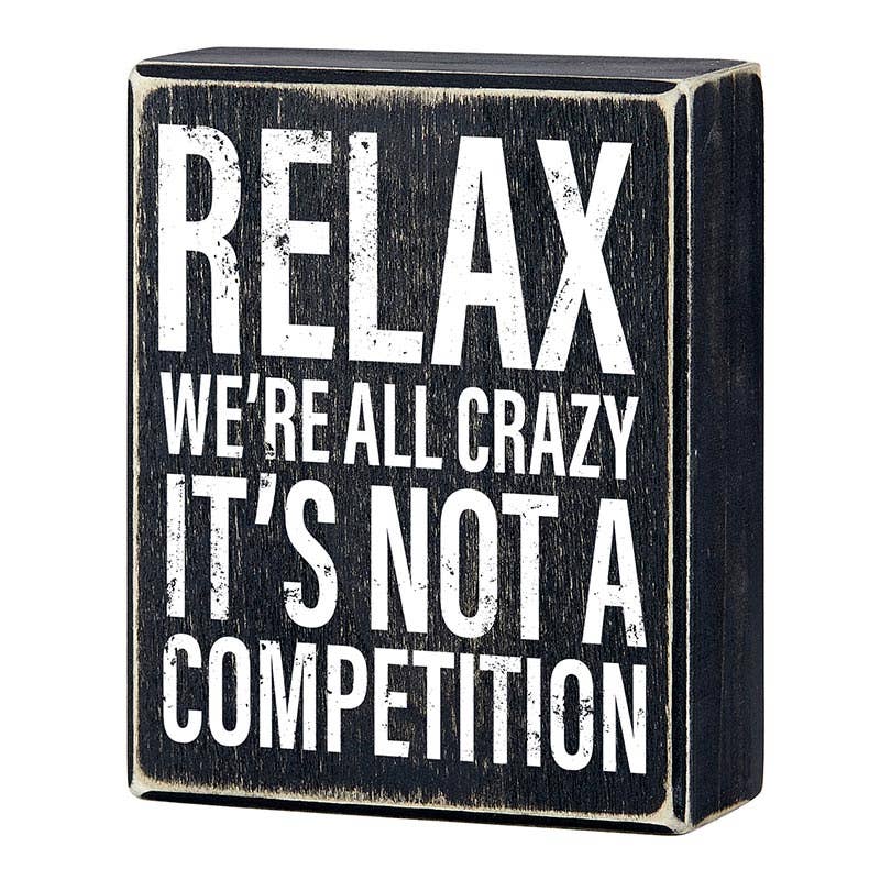 Faithworks | Box Sign - All Crazy