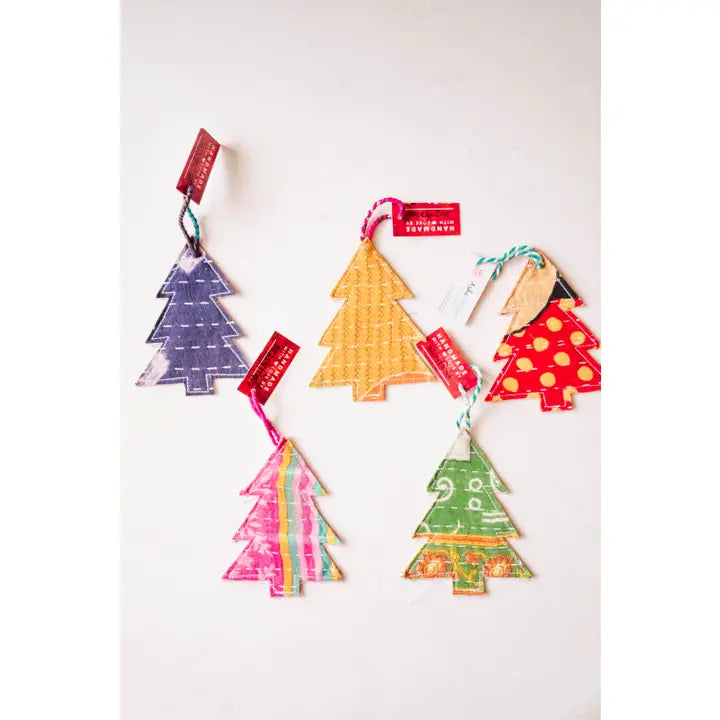 Asha Project | Kantha Christmas Tree Ornament