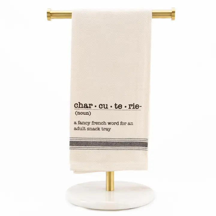 The Royal Standard | Charcuterie Hand Towel Cream/Black