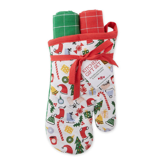 Design Imports | Holiday Vibes Oven Mitt Gift Set