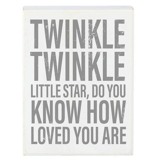 Faithworks | Box Sign - Twinkle Star