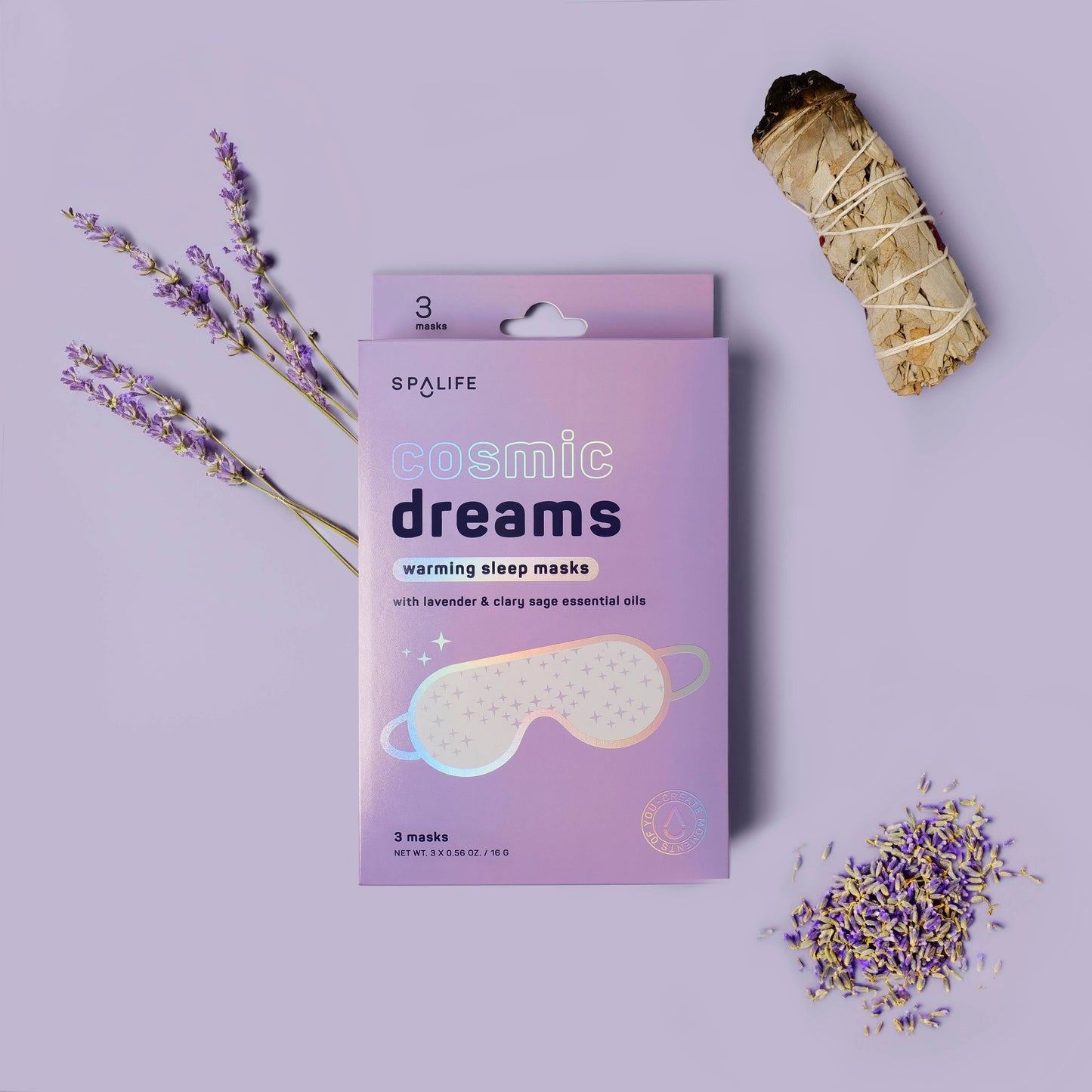 My Spa Life | Cosmic Dreams Warming Sleep Masks, Spa Eye Masks- 3 Pack